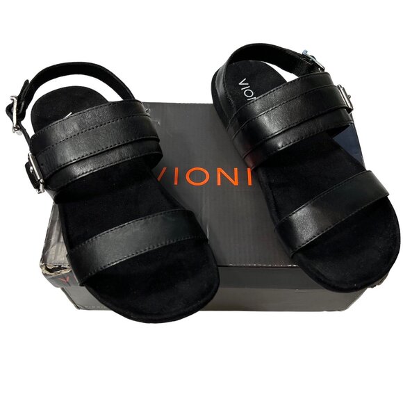 Vionic Grace Samar Sandal Black Womens 6 - Picture 1 of 14